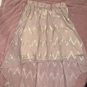 Button’s High Low Skirt